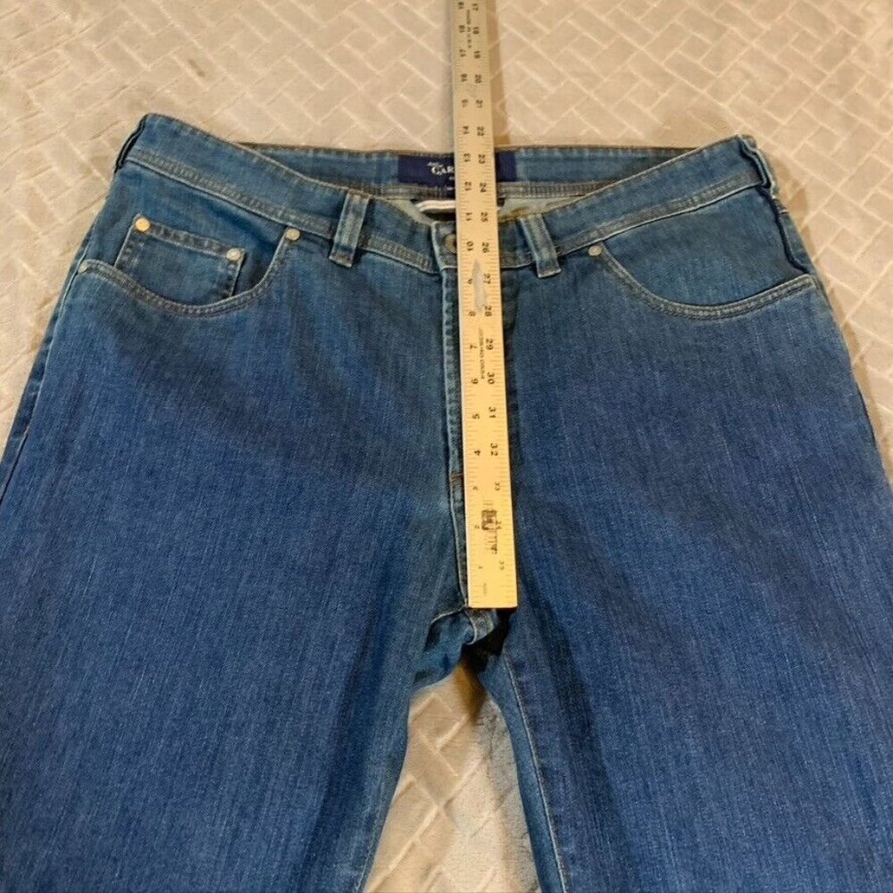Atelier Gardeur Mens 38x34 Denim Jeans Blue Nigel Straight Medium Wash Stretch - Picture 10 of 16